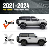 Hard Top Luggage Carrier for SUV Compatible with 2021-2024 Ford Bronco | Yzona